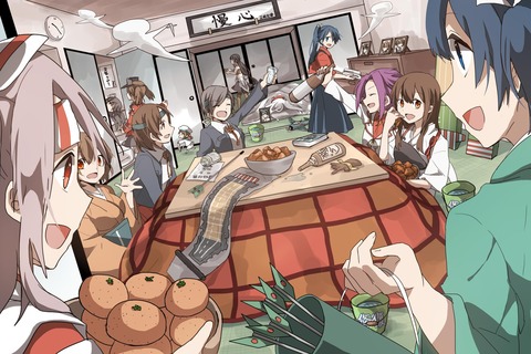 艦隊これくしょん　の全キャラ集合系イラスト　50枚 16