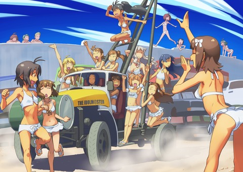 アイドルマスターより765プロ全員集合系イラスト　50枚 41