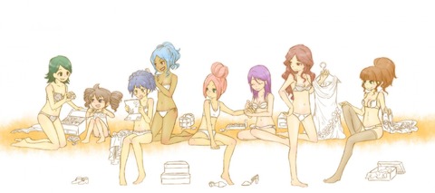イナズマイレブン女性キャラのイラスト　50枚 49