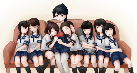 艦隊これくしょん　の全キャラ集合系イラスト　50枚 19