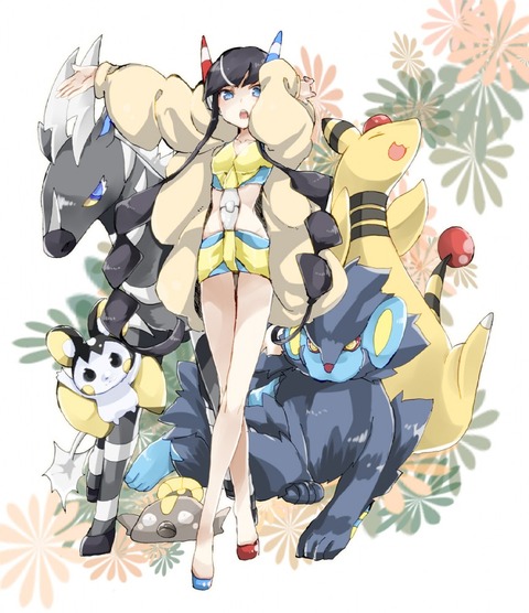 ポケットモンスターのイラスト集　50枚 48