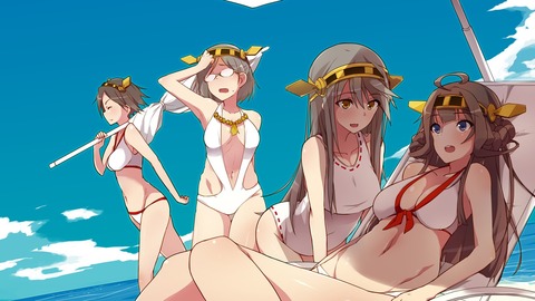 艦隊これくしょん　の水着イラスト　50枚 29