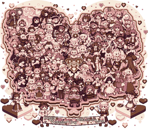 東方Projectのキャラクターの全員集合・一覧イラスト　50枚 10