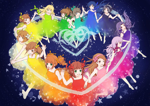 アイドルマスターより765プロ全員集合系イラスト　50枚 40