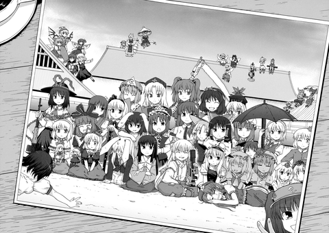 東方Projectのキャラクターの全員集合・一覧イラスト　50枚 8