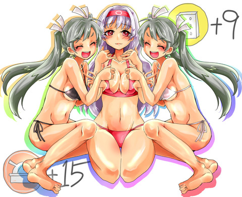 艦隊これくしょん　の水着イラスト　50枚 47