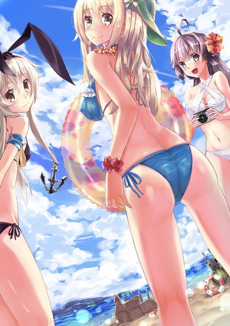 艦隊これくしょん　の水着イラスト　50枚 33
