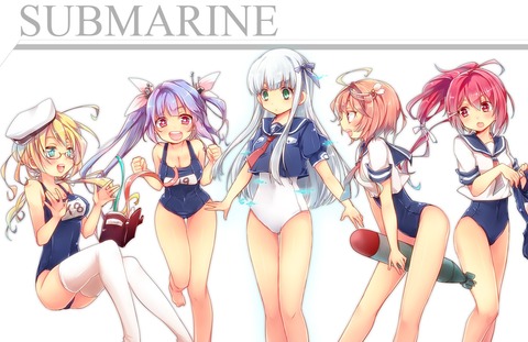 艦隊これくしょん　の水着イラスト　50枚 45