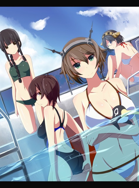 艦隊これくしょん　の水着イラスト　50枚 46