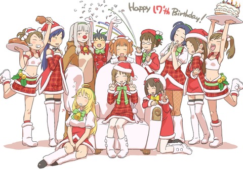 アイドルマスターより765プロ全員集合系イラスト　50枚 45