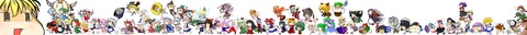 東方Projectのキャラクターの全員集合・一覧イラスト　50枚 44