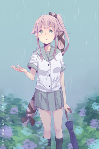 艦これ傘と雨-42