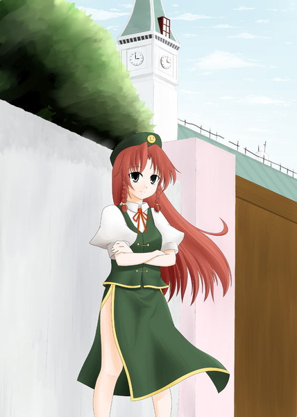 紅美鈴と門-31