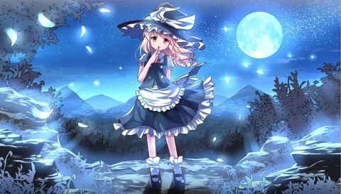 霧雨魔理沙と森-33