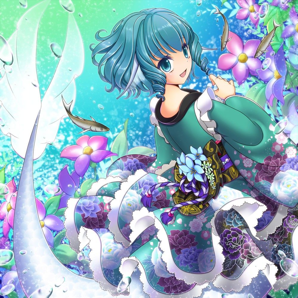わかさぎ姫が水中にいる画像 50枚 東方画像まとめブログ2