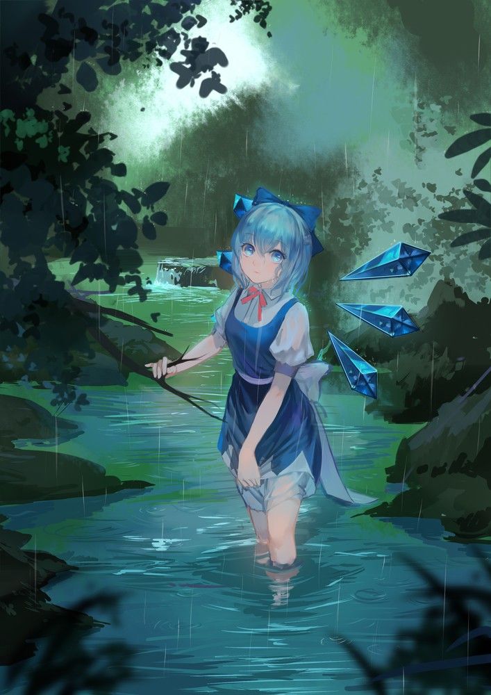 9月9日はチルノの日 チルノと水の画像 50枚 東方画像まとめブログ2
