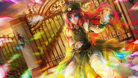 紅美鈴と門-02