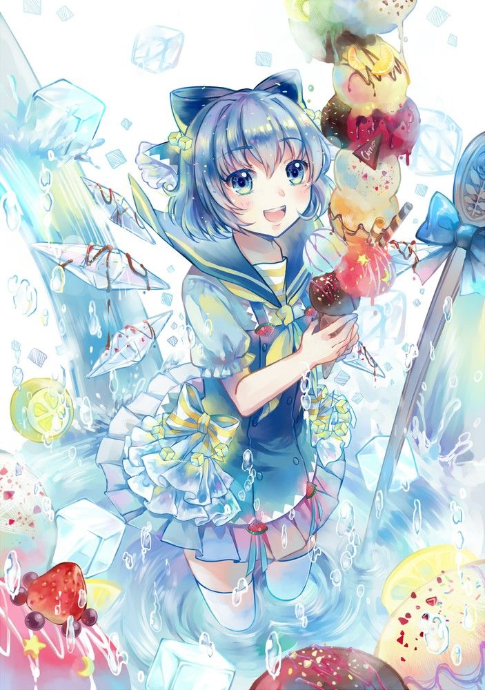 9月9日はチルノの日 チルノと水の画像 50枚 東方画像まとめブログ2