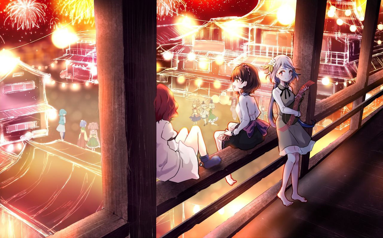 5月28日は花火の日 東方キャラと花火の画像 50枚 東方画像まとめブログ2