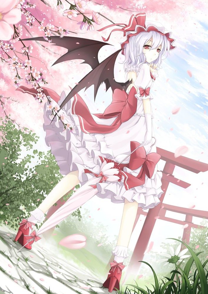 レミリア スカーレットと傘の画像 50枚 東方画像まとめブログ2