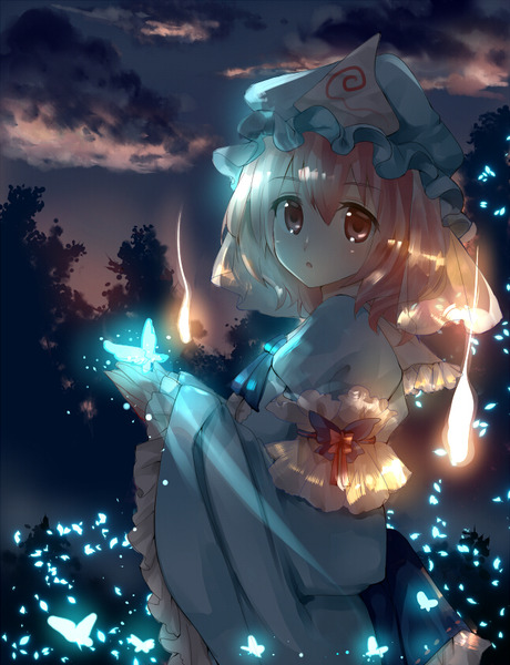 西行寺幽々子と蝶-23