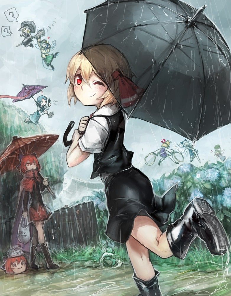 梅雨 東方キャラと雨の画像 17 50枚 東方画像まとめブログ2