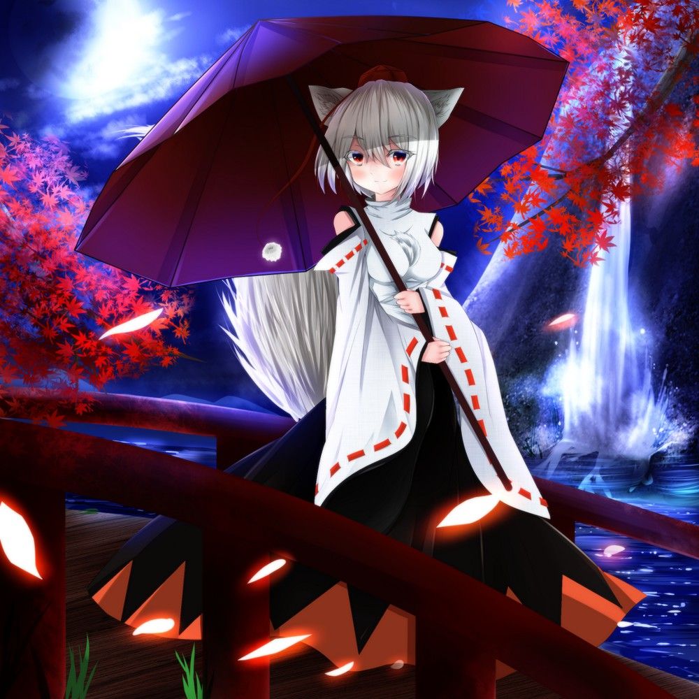 1月10日は椛の日 犬走椛と傘の画像 50枚 東方画像まとめブログ2