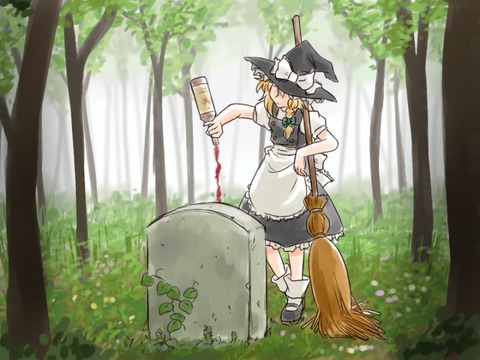 霧雨魔理沙と森-18