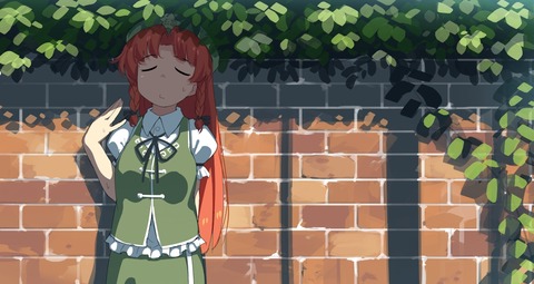 紅美鈴と門-30