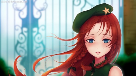 紅美鈴と門-34