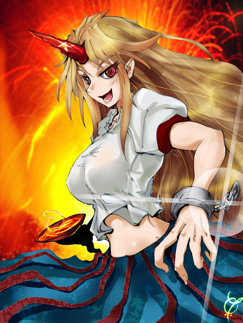 星熊勇儀と盃の画像 50枚 東方画像まとめブログ2 星熊勇儀と盃の画像 50枚 東方画像まとめブログ2