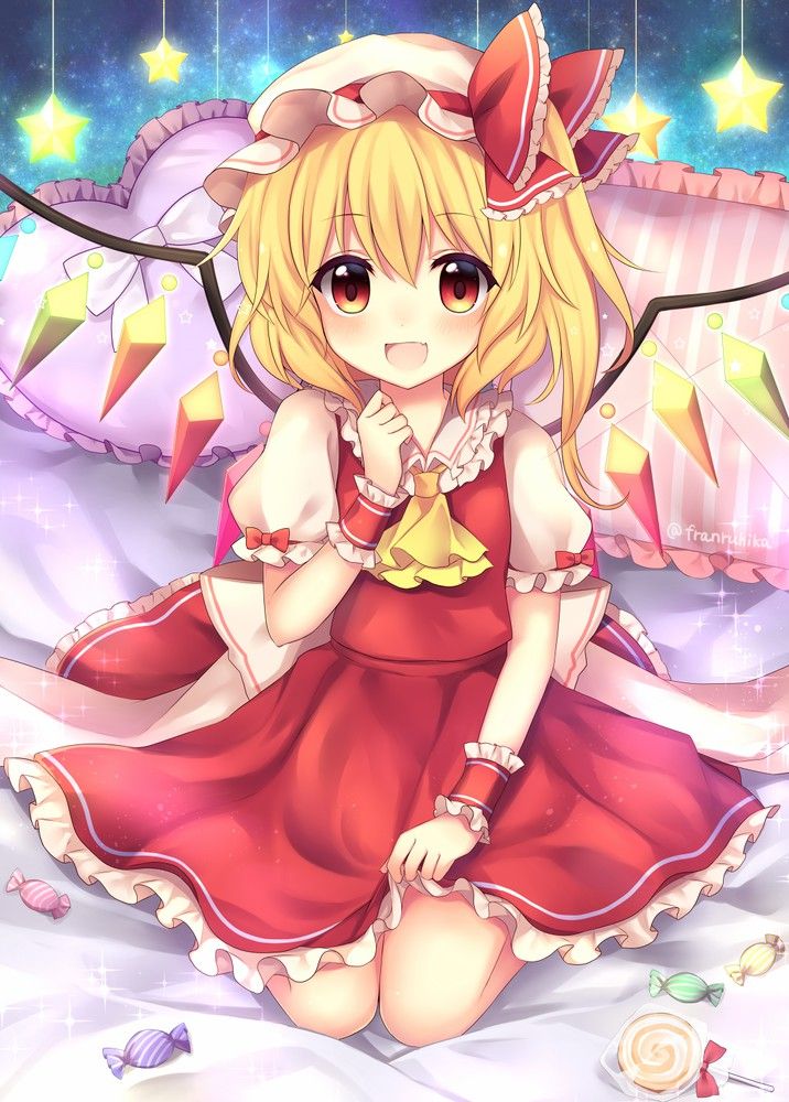7月4日はフランちゃんの日 フランドール スカーレットとベッドの画像 50枚 東方画像まとめブログ2