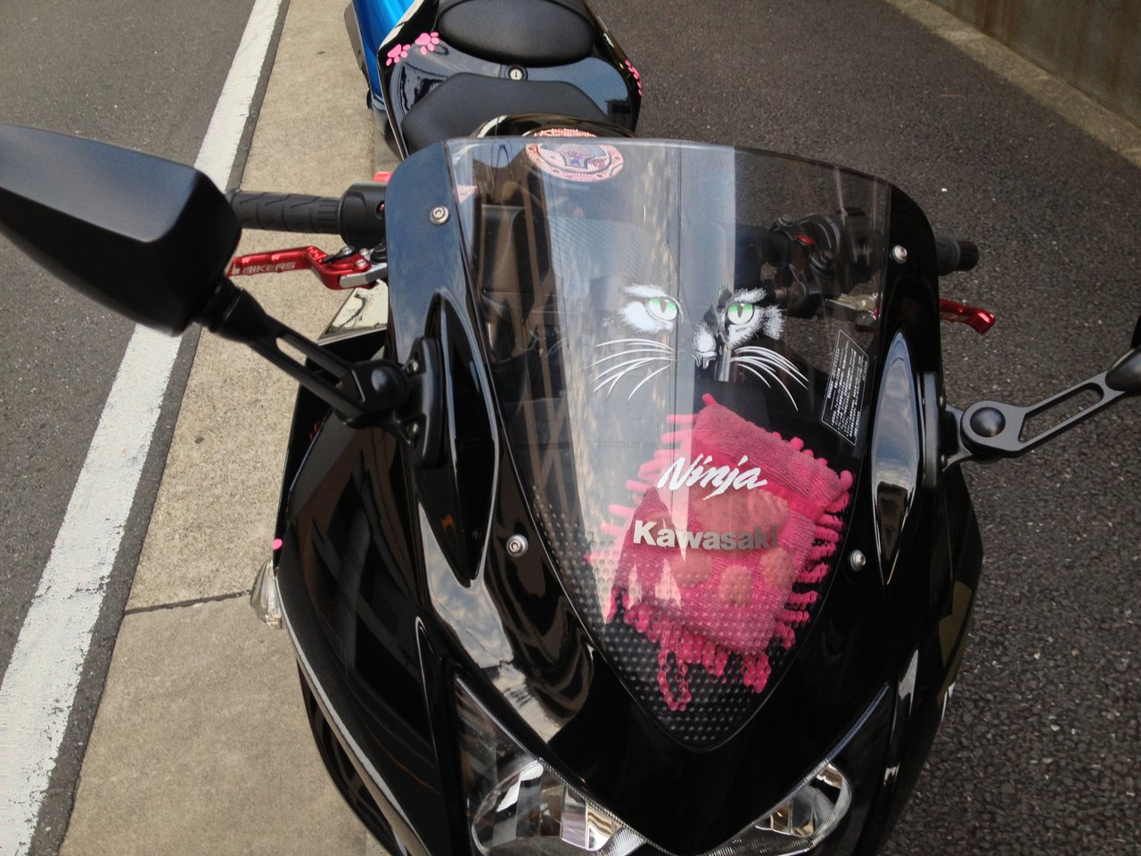 Ninja250r カスタム ミラー編 女51 ライダーになりたい Ninja250r カスタム ミラー編 女51 ライダーになりたい