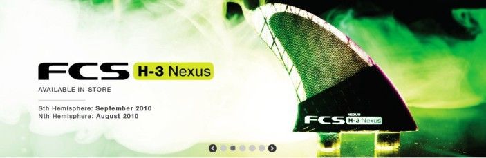FCS H-3 Nexus カーボンファイバーフィン 5フィン FCS H-3 Nexus M