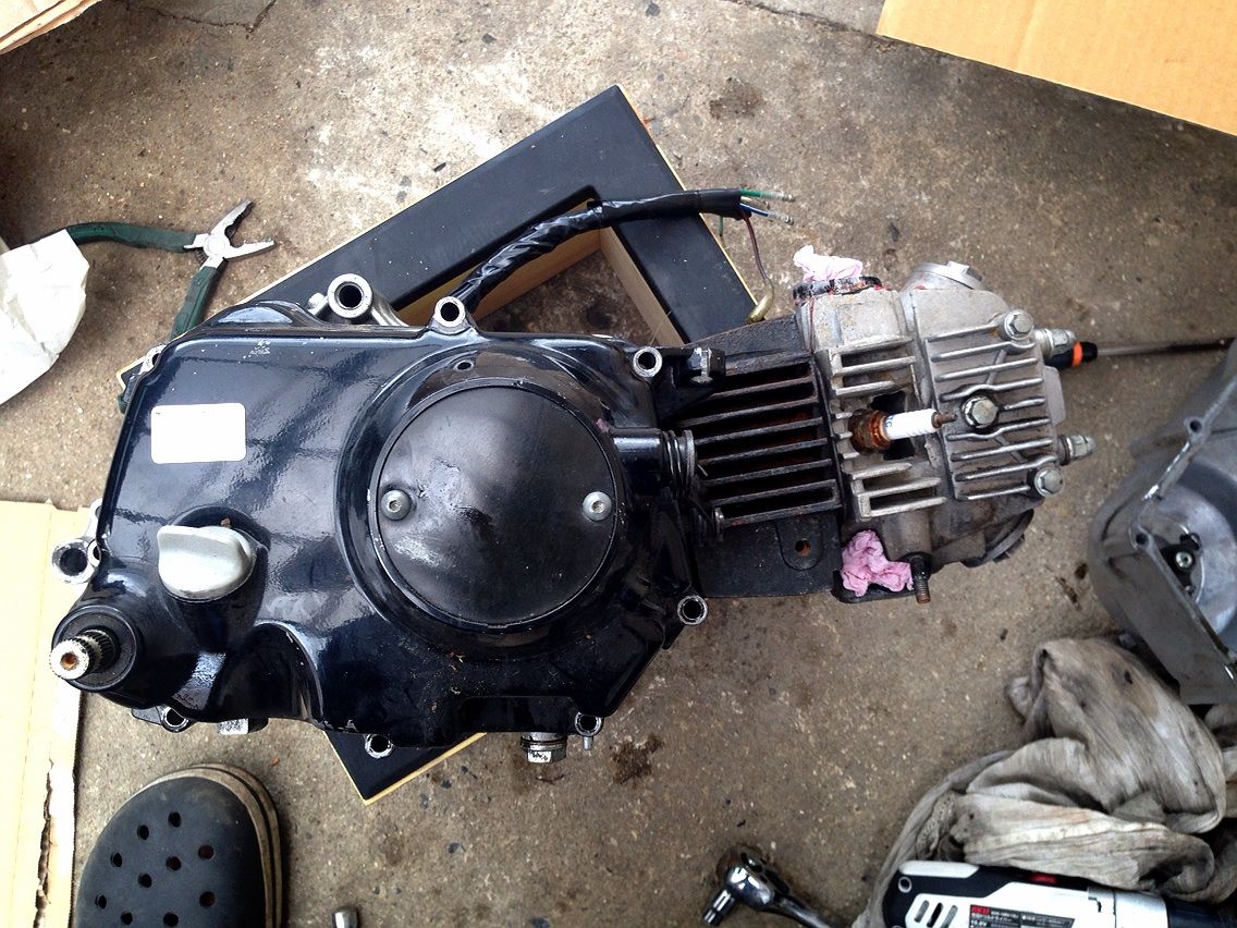 マニュアルクラッチエンジンを自動遠心クラッチへ Mongsx125ブログ