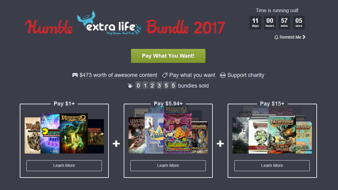Pc Gamer リスト更新中 Humbleでextra Life Bundle 17 Pc Gamer リスト更新中 Humbleでextra Life Bundle 17