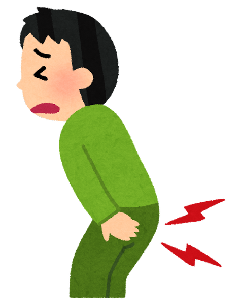 oshiri_itai_man
