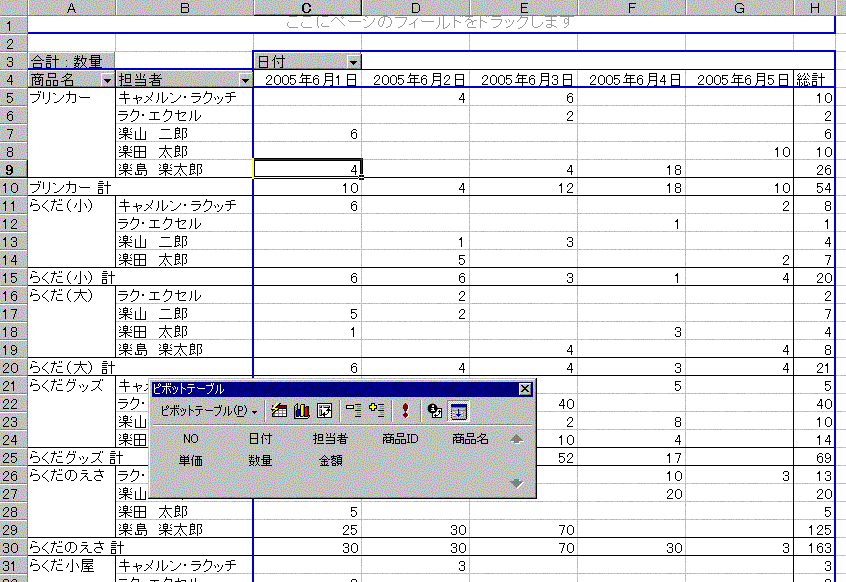 集計してある行を削除してみよう！エクセルの関数らくだ～