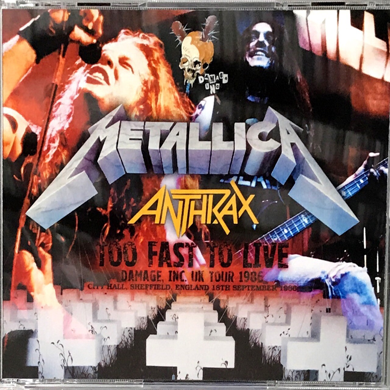 メタリカ/ アンスラックス/Too Fast to Live 3CD LIVE METALLICA / ANTHRAX - TOO FAST TO LIVE (3CD , BRAND NEW) - rzrecord