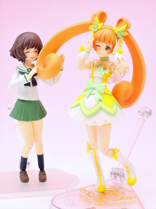 ガルパン ドキプリ 声優つながりで西住みほにキュアロゼッタの格好をさせてみた ホビログ フィギュア プラモ情報