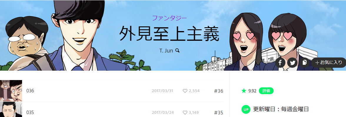 韓国外見至上主義日本版 ノラネコの韓国も一緒