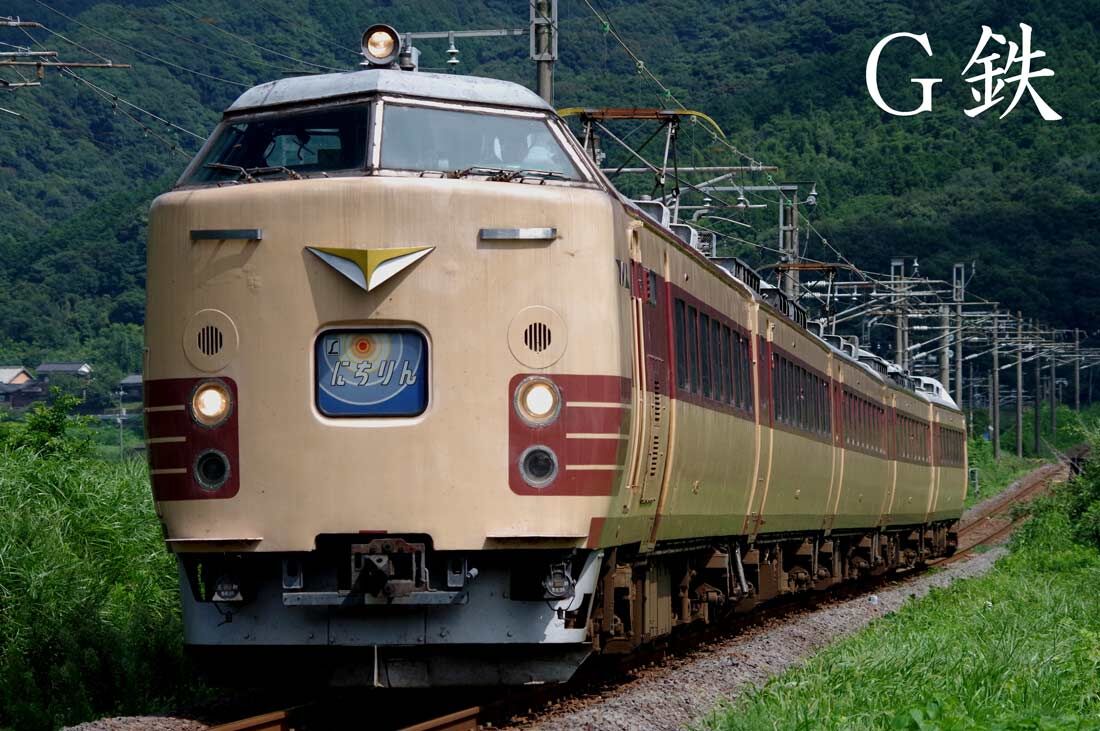 絶景お立ち台 485系臨時特急にちりん 日豊本線 2014年8月 : G鉄