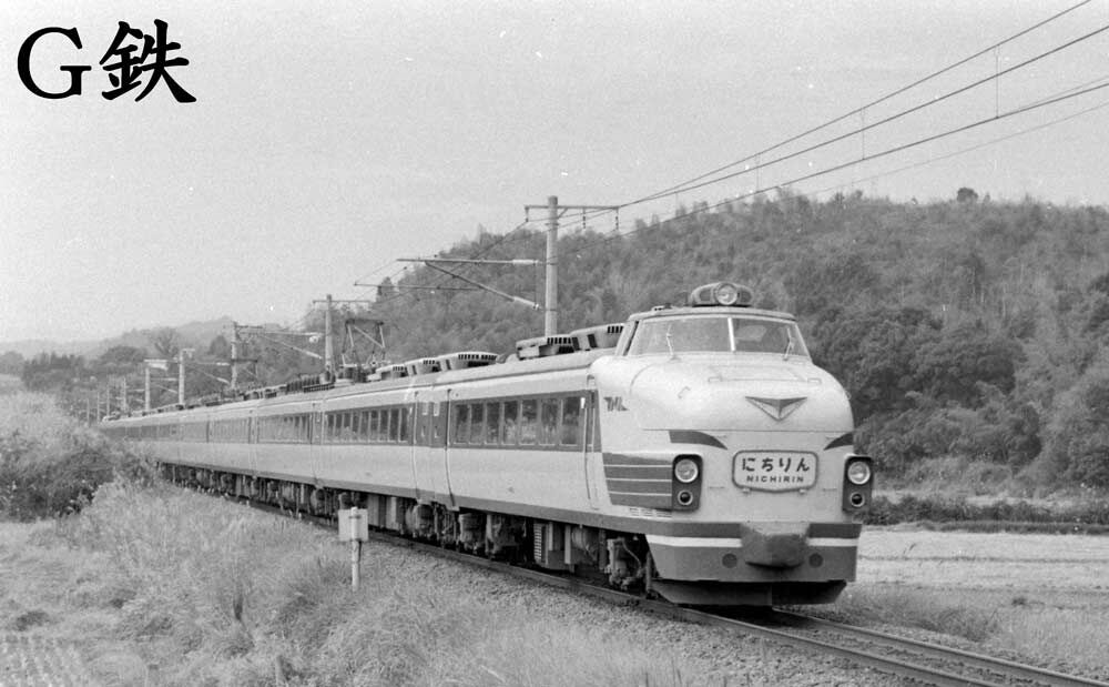 L特急にちりんのバラエティー 日豊本線 下ノ江 1976年12月 : G鉄