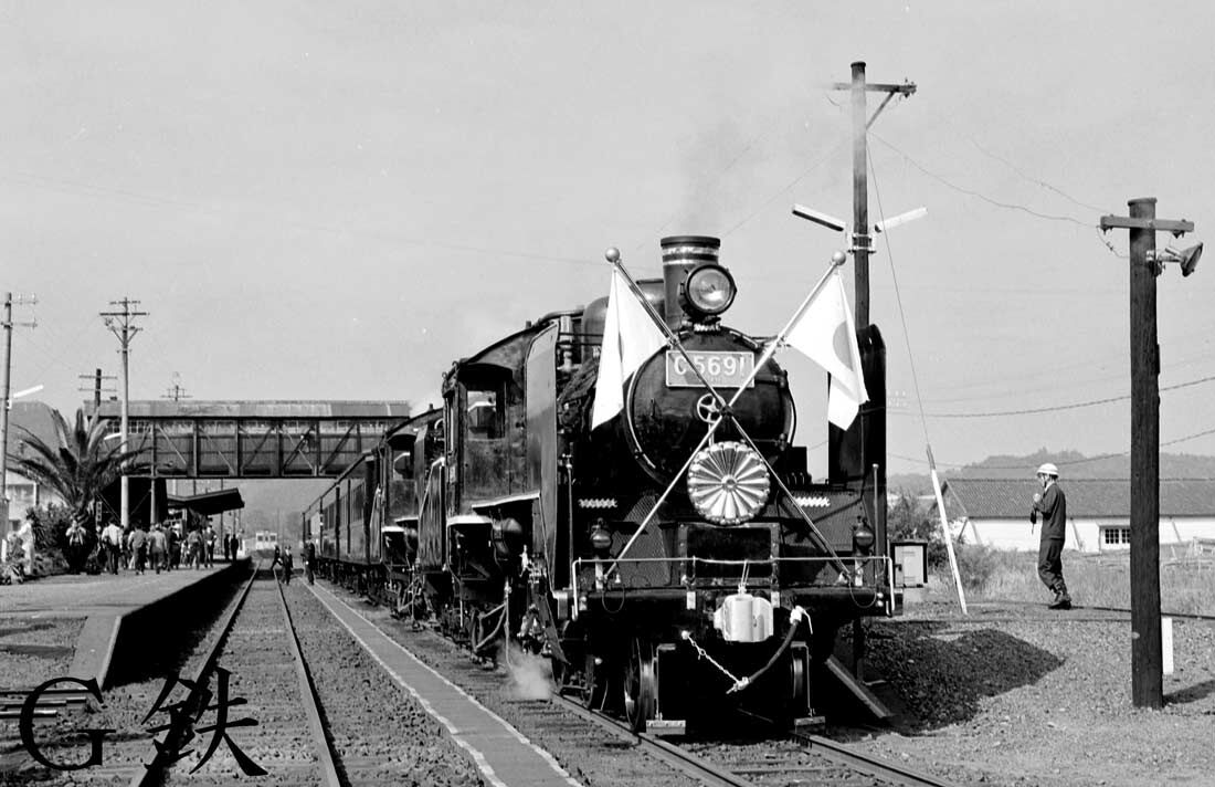 鹿児島国体C56重連お召列車 その2 日豊本線 重富 加治木 1972年 鹿児島国体C56重連お召列車 その2 日豊本線 重富 加治木 1972年