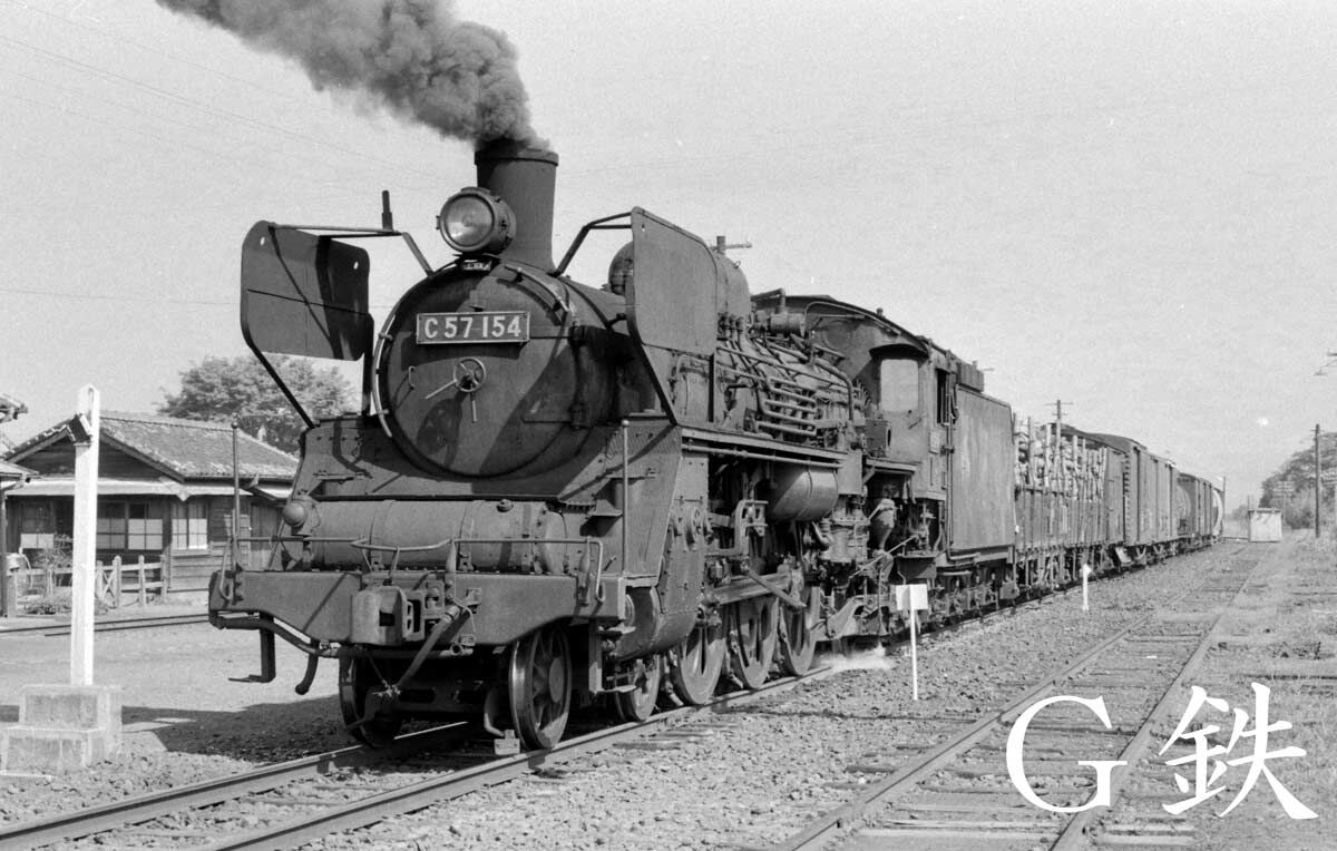 私が出会ったC57たち C57154 吉都線 高原 1974年4月 : G鉄グラフィティ