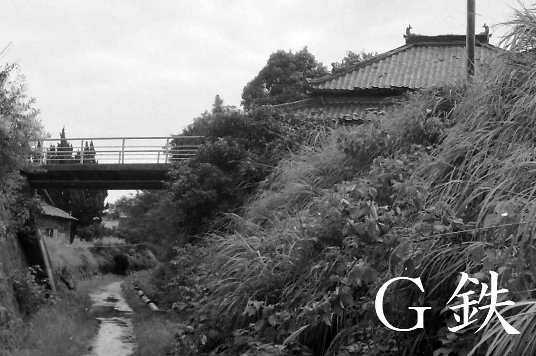 日鉱佐賀関鉄道の廃線跡を歩く その8 日鉱本幸崎 1974年7月 : G鉄