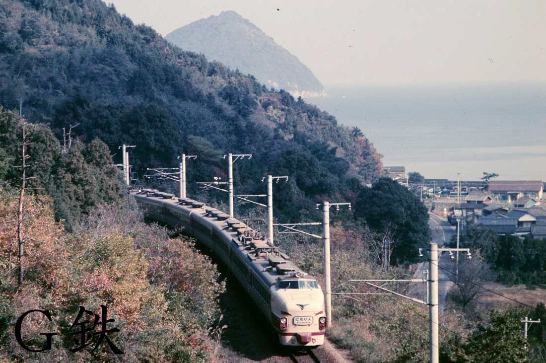 ED76牽引寝台特急富士と485系特急にちりん エクタクロームEX120撮影