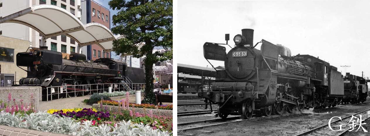 C5546とC5553の小さな物語 若草公園に眠るC5546 2023年4月 : G鉄