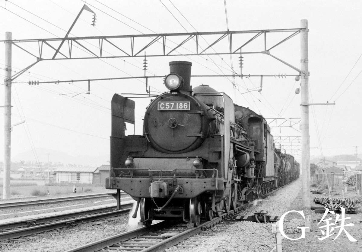 私が出会ったC57たち C57186 肥薩線 一勝地 1970年8月 : G鉄グラフィティ