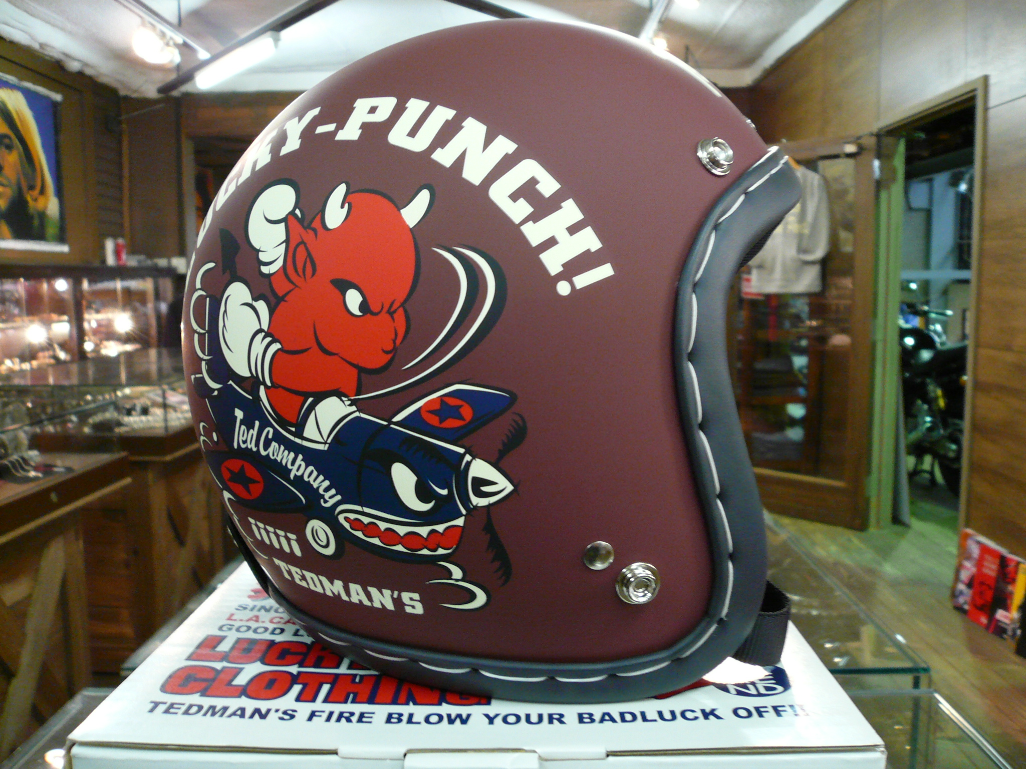 Ted Company Lucky Punch ヘルメットテッドマン